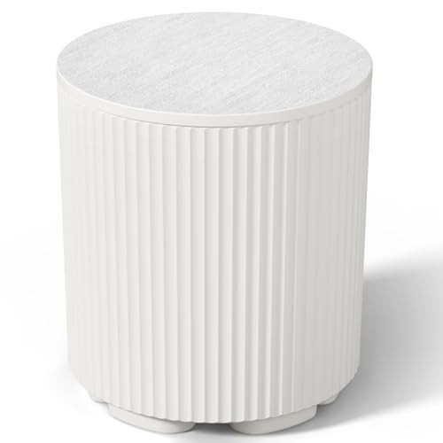 SEVOBAL 16.65in Outdoor Cooler Side Table - 2 in 1, Patio Table and Ice Chest Storage, Portable Ice Bucket Cooler, Outdoor Ice Chest Side for Parties Picnics Beach, White | Amazon (US)