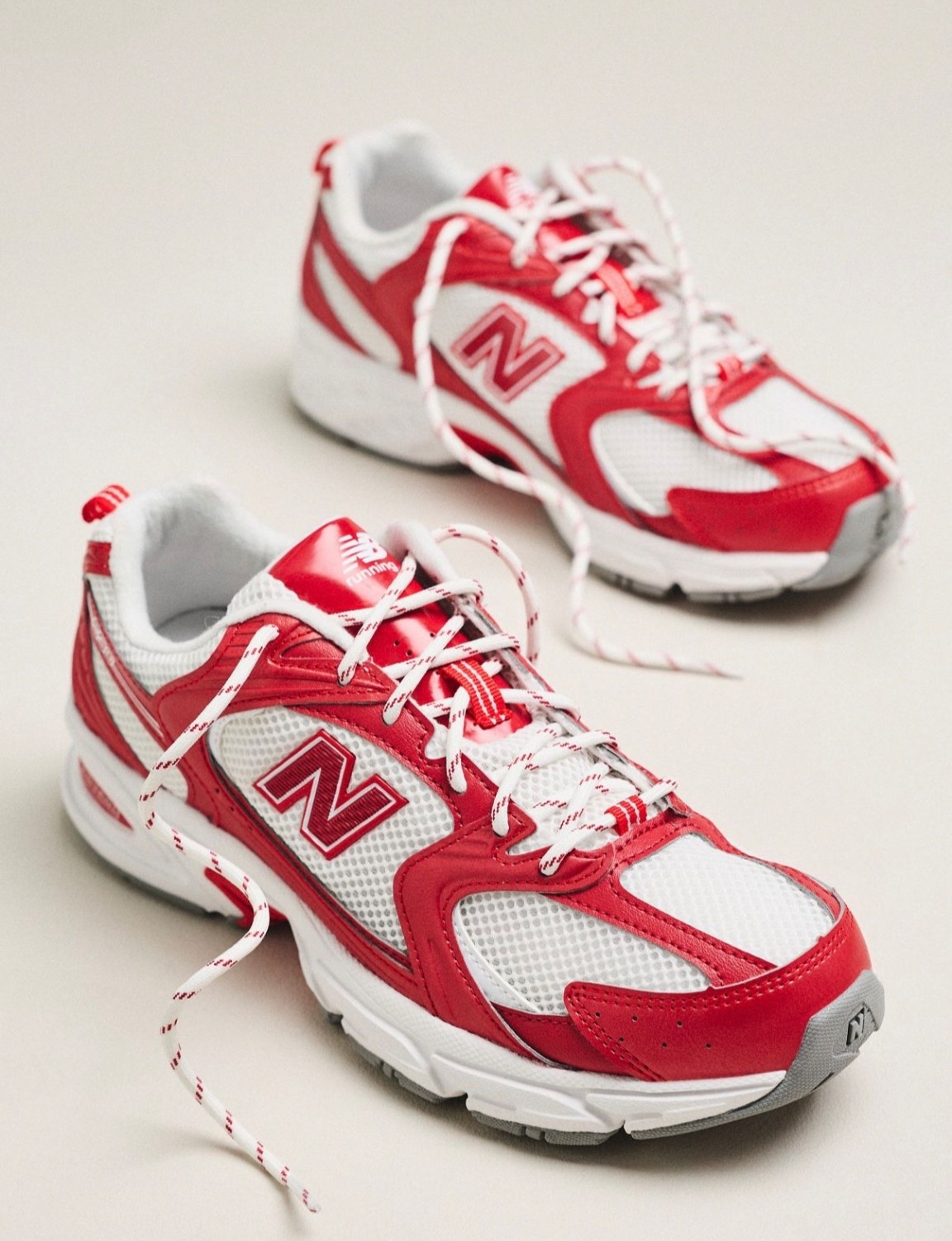red and white New Balance 530s ❤️ 

#LTKSeasonal #LTKActive