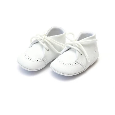 L'Amour Shoes Benny Leather Brogue Oxford Crib Shoe (Infant) - Benny Leather Brogue Oxford Crib Shoe (Infant) | Shop.com