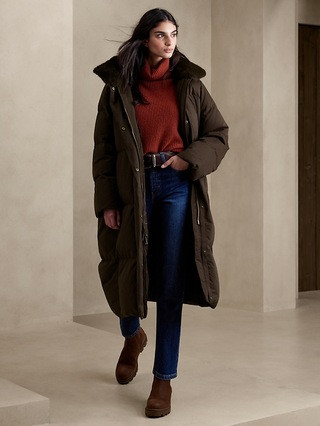 Lowri Puffer Coat | Banana Republic (US)