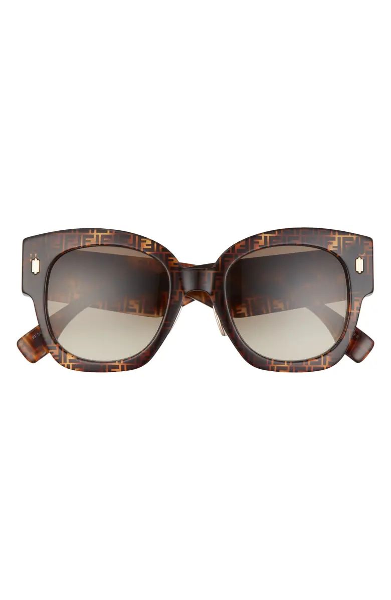 Fendi 52mm Gradient Square Sunglasses | Nordstromrack | Nordstrom Rack