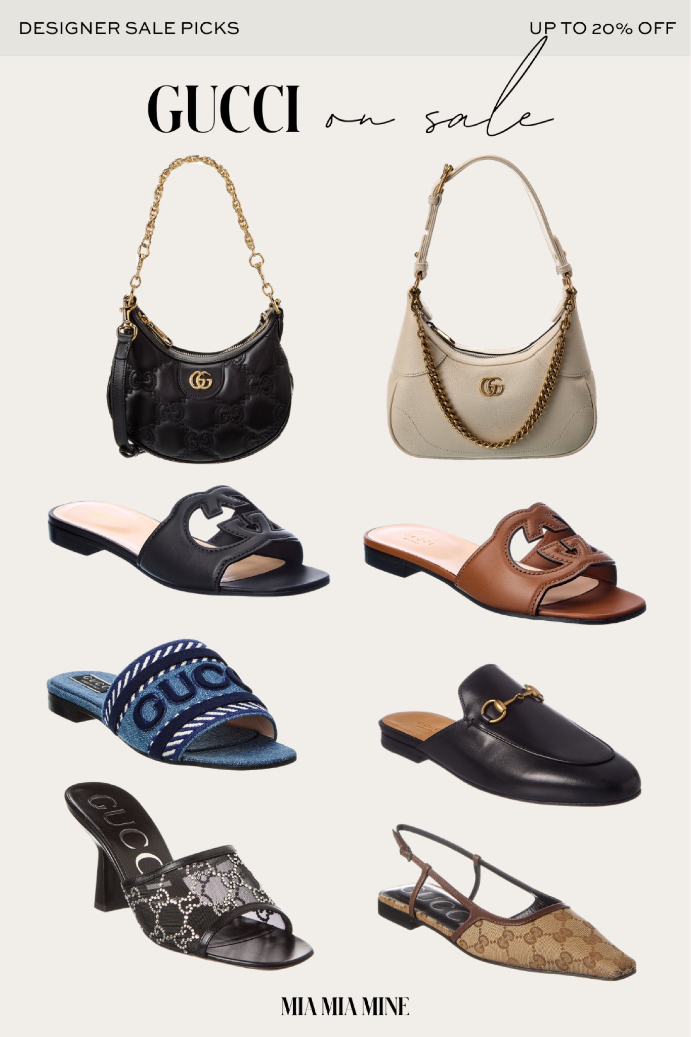 Gucci sale picks / designer sale picks 
Gucci sandals on sale
Gucci mules on sale
Gucci bags on sale 

#LTKsalealert #LTKitbag #LTKshoecrush