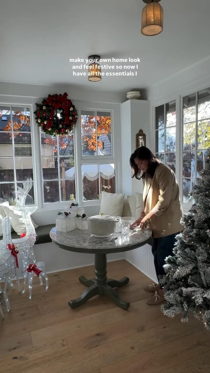 making my home holiday ready with @wayfair! Explore wayfair now for the best Early Black Friday deals up to 70% off with fast and free shipping over $35 🏷️🎄💫 #ad #wayfairpartner #wayfair