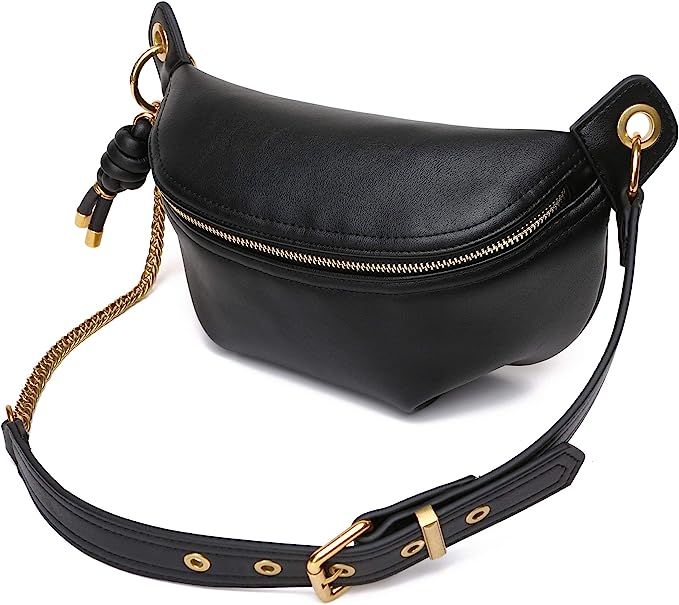 Fashion Chest Bag Lightweight Crossbody Shoulder Bag Fanny Pack Waist Daypack with Adjustable Str... | Amazon (US)