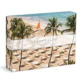 Galison Gray Malin The Beach Club – 1000 Piece Puzzle Fun and Challenging Activity with Bright and Bold Artwork of Palm Trees and Sandy Beaches for Adults and Families | Amazon (US)