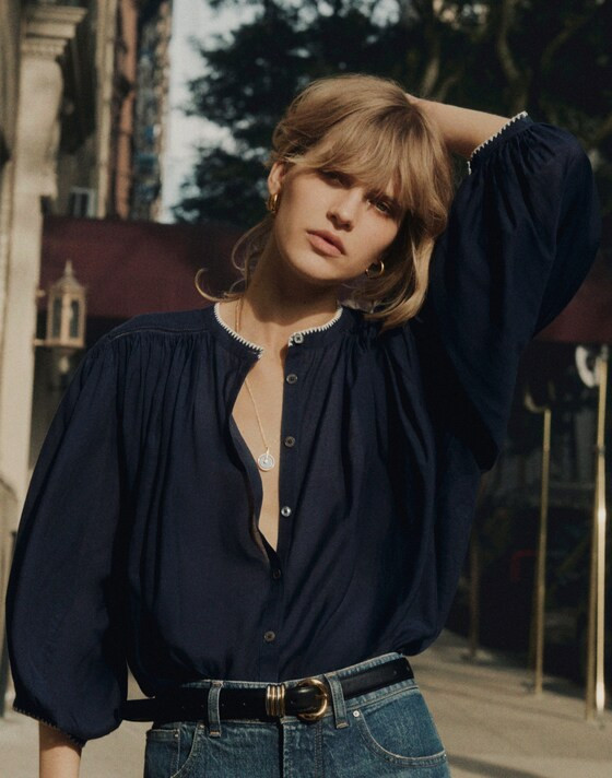 Balloon-Sleeve Top | Madewell | Madewell