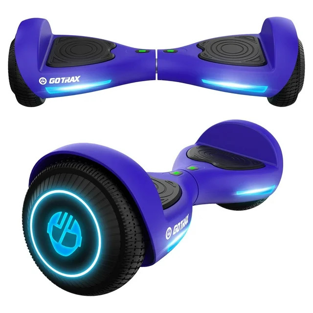 Gotrax FX3 Hoverboard for Kids Adults,200W Motor 6.5" LED Wheels 6.2mph Speed Hover Board, Blue -... | Walmart (US)