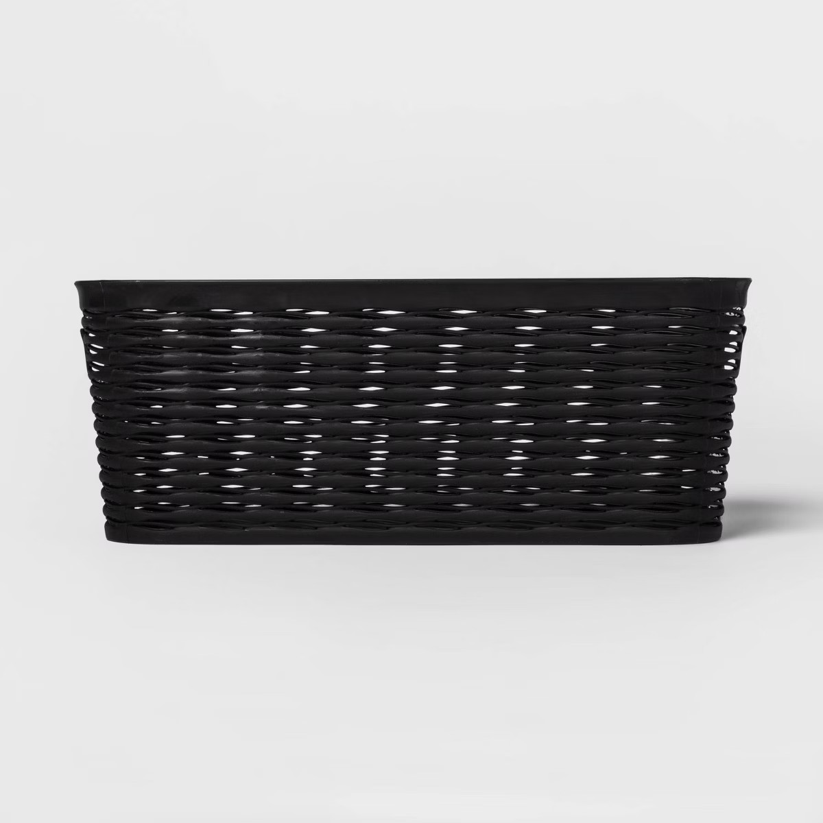 Wave Narrow Medium Storage Bin Black - Brightroom™ | Target