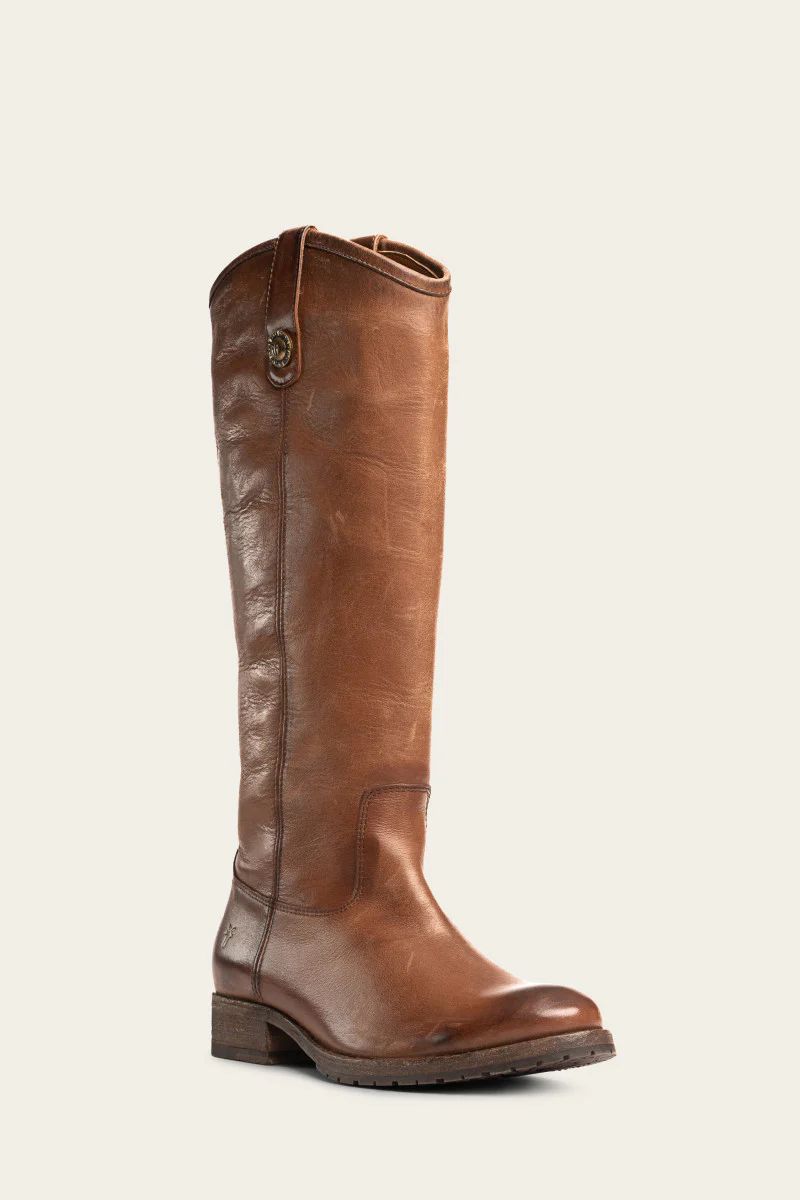 Melissa Button Lug Tall Boot | The Frye Company | FRYE