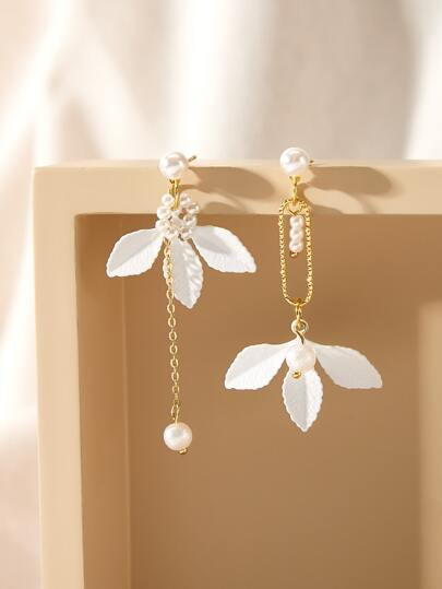 Leaf Drop Earrings | SHEIN