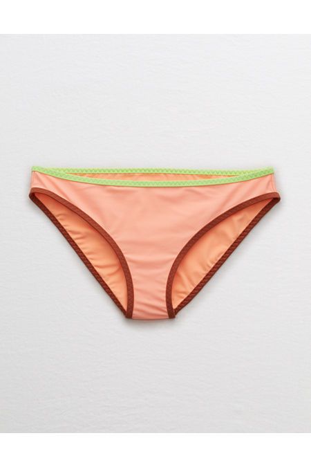 Aerie Bikini Bottom Women's Neon Peach L | American Eagle Outfitters (US & CA)