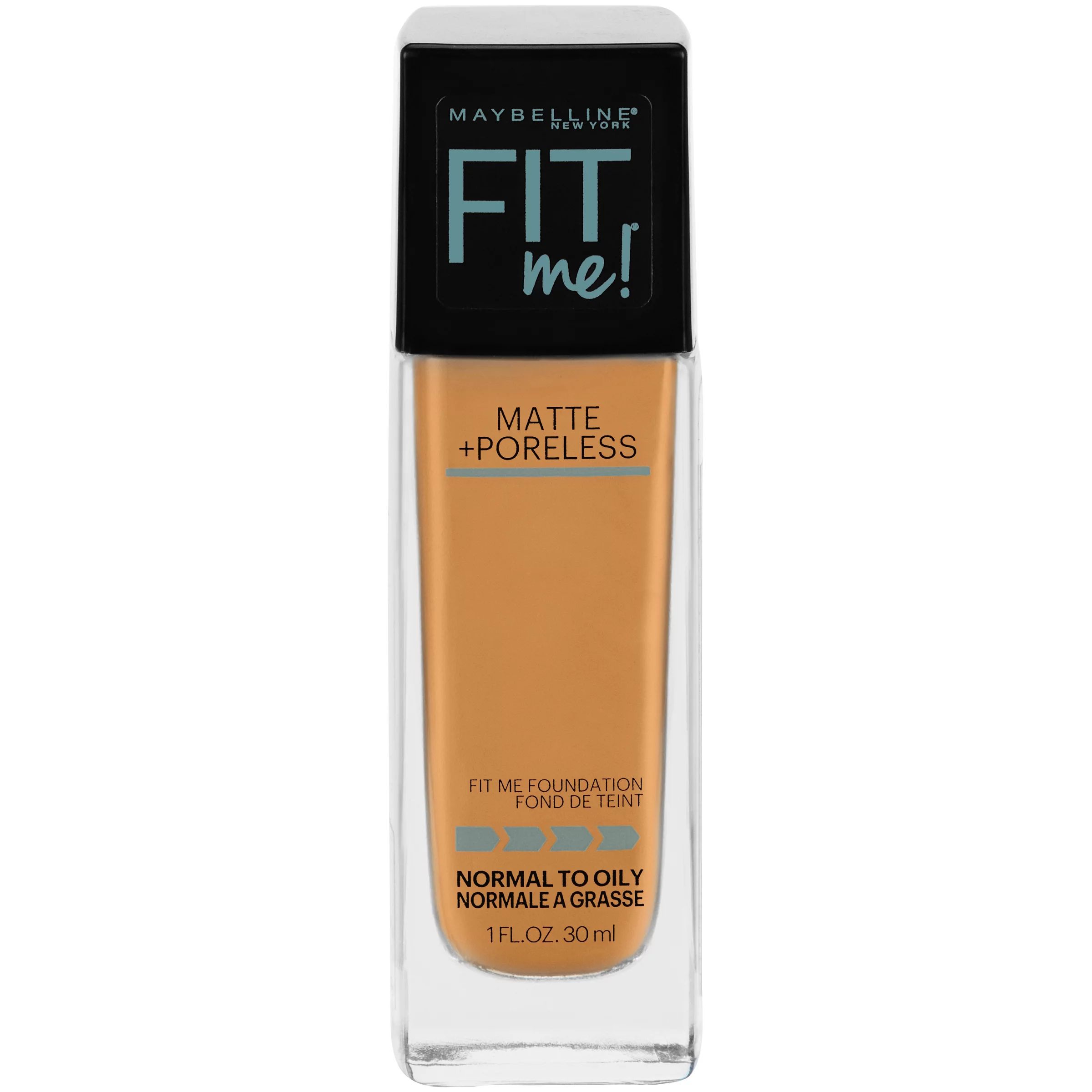 Maybelline Fit Me Matte + Poreless Liquid Foundation Makeup, Golden Caramel, 1 fl. oz. | Walmart (US)