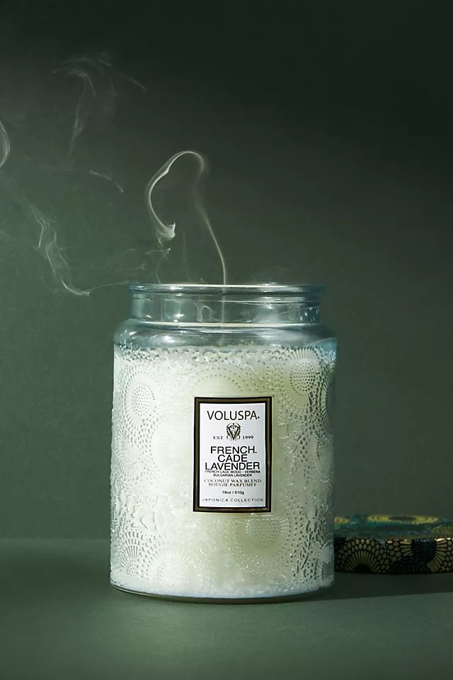 Voluspa Limited Edition Cut Glass Jar Candle | Anthropologie (US)