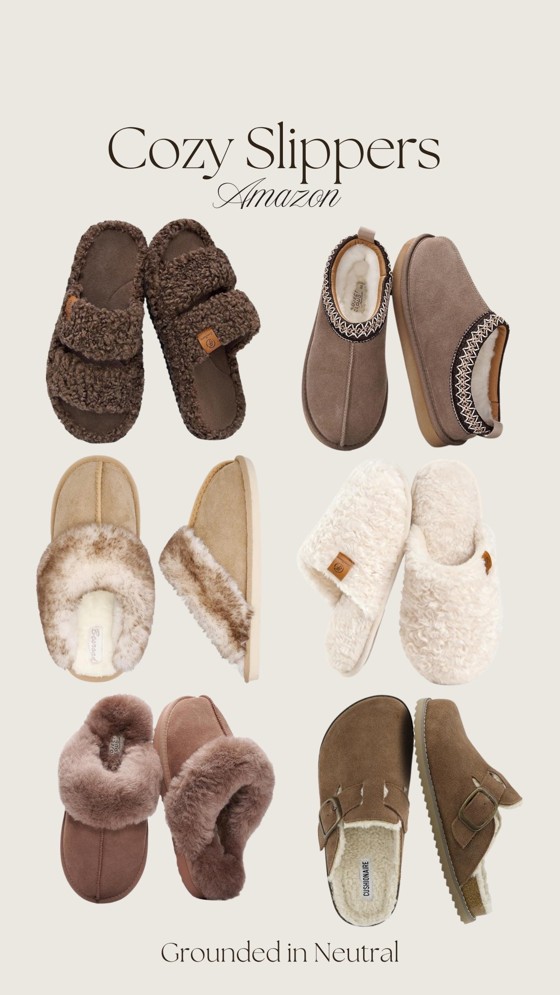 Cozy Amazon Slippers 🧸🤎

#LTKgrwm #LTKSaleAlert #LTKootd