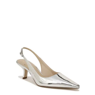 Sam Edelman Women's Bianka Sling Slingback, Silver, 11M | Belk