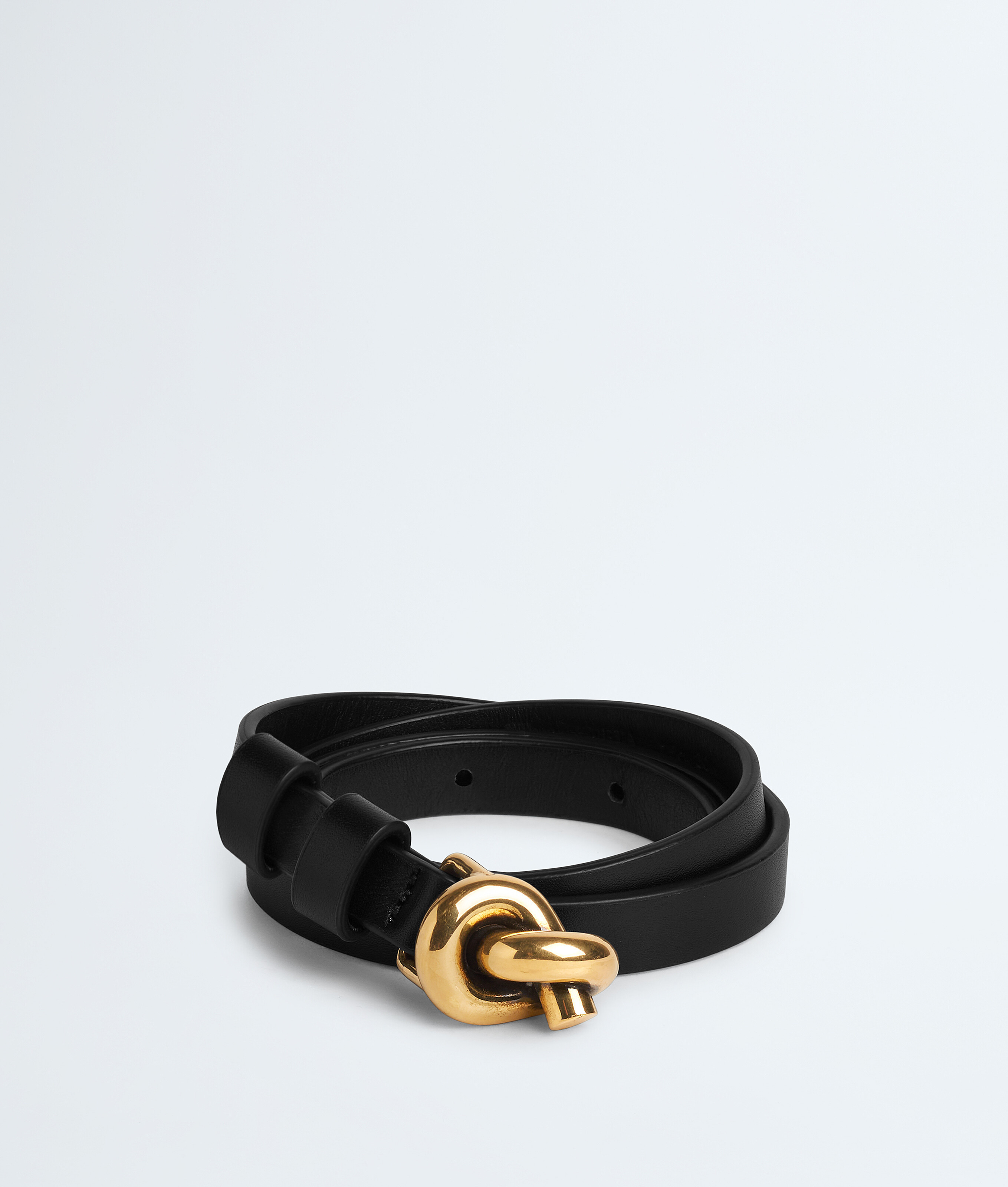 Bottega Veneta Knot Belt - Black - Women - 39.5 | Bottega Veneta