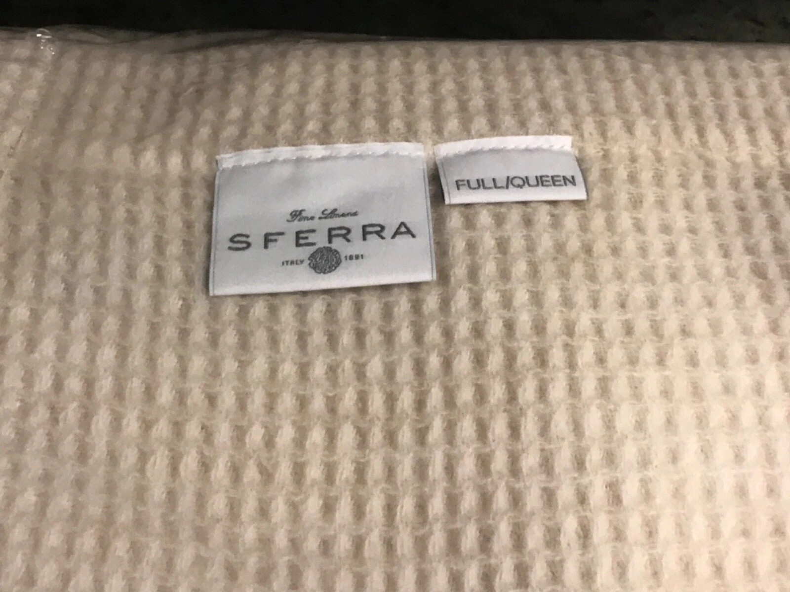 Sferra Queen/Full Size Talida 100% Merino Wool IVORY NEW 100 X 94" | eBay US