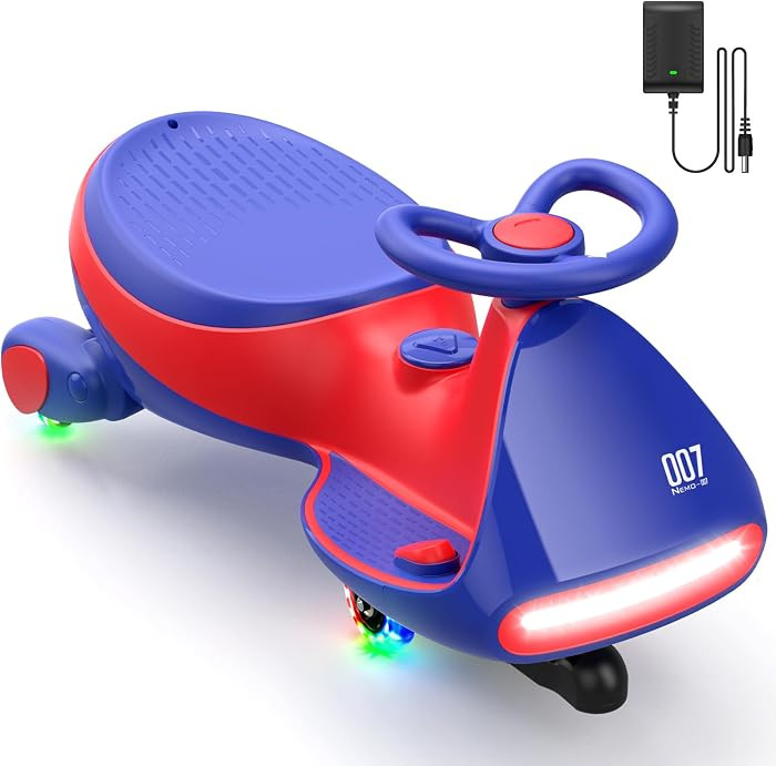 FanttikRide N7 Pro Electric Wiggle Car, Flashing Wheels, for Ages 3+, Blue | Amazon (US)