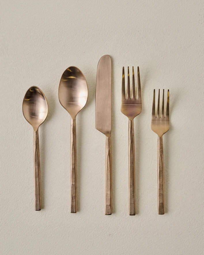 Copper Flatware Set of Five | Magnolia