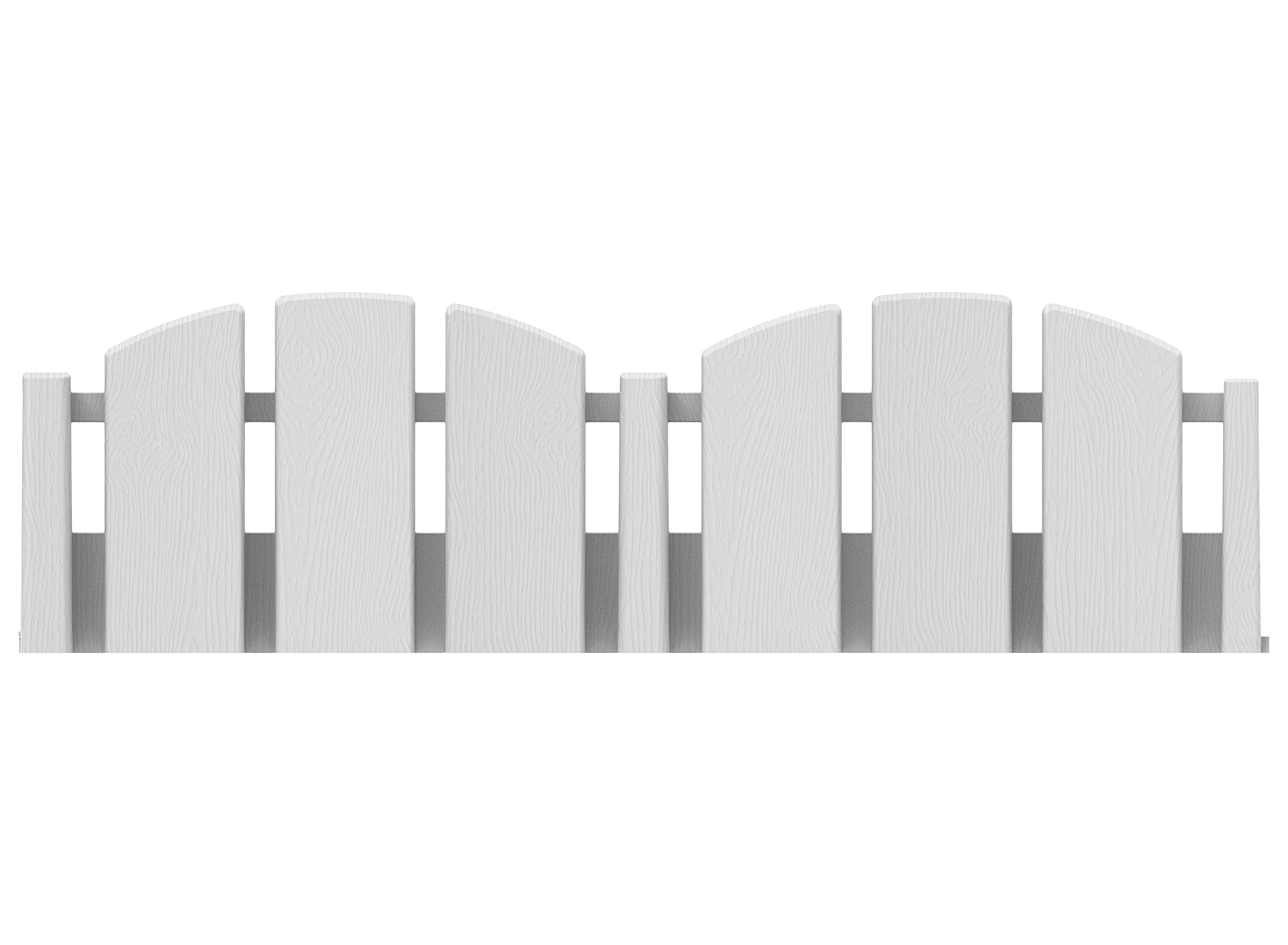 EasyFlex No-Dig Landscape Edging with Anchoring Spikes, 4.5 in. Tall Decorative Adirondack Wood-L... | Amazon (US)