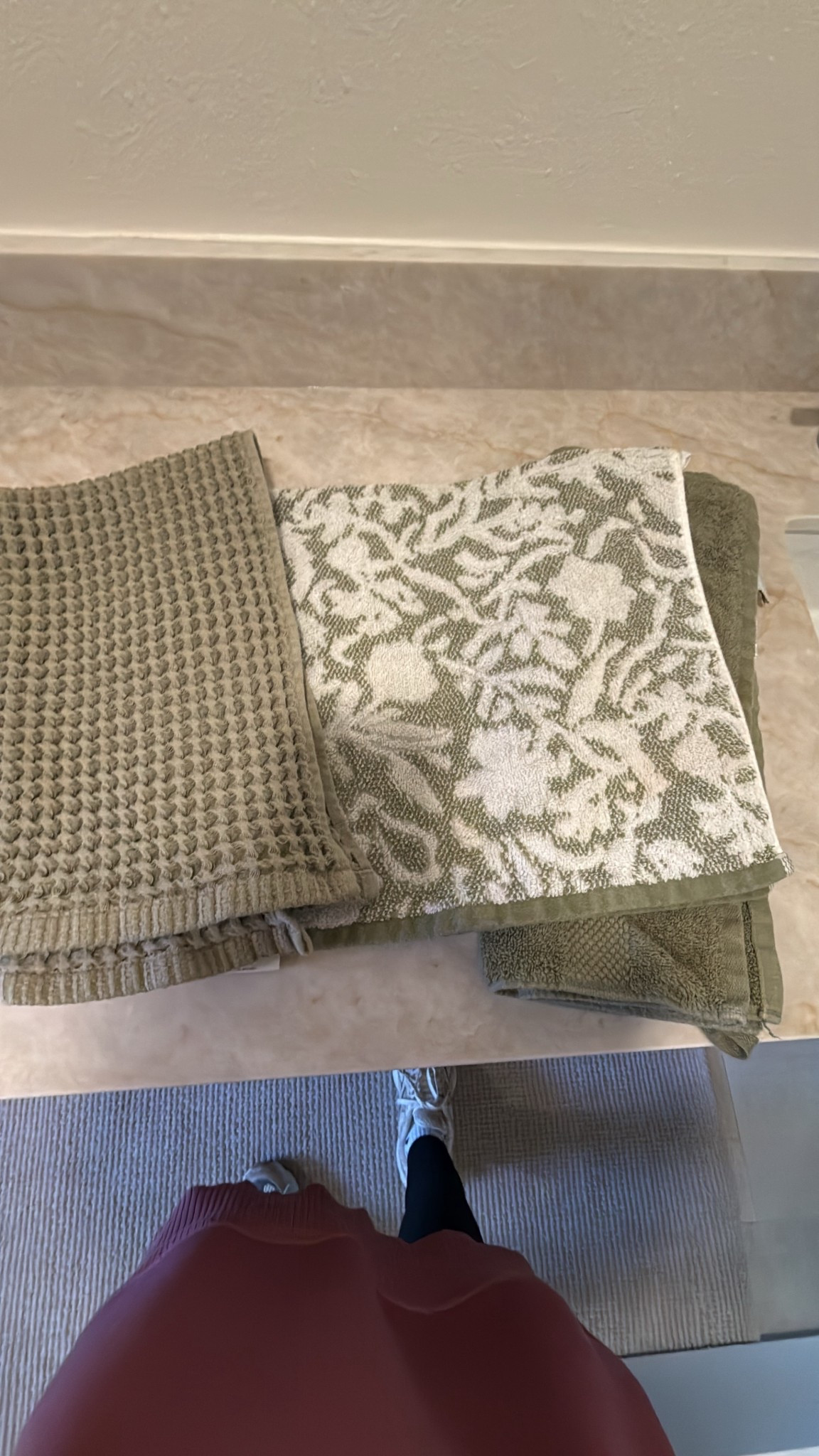 Bathroom textiles | bath towels | had towels | sage green towel | olive green towel | waffle towel | honeycomb towel | target brands | Casaluna | threshold

#LTKHome #LTKdayinmylife #LTKselfcare