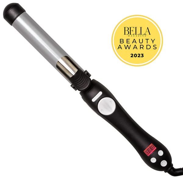 Beachwaver® S1.25 Dual Voltage Black Rotating Curling Iron | Beachwaver Co