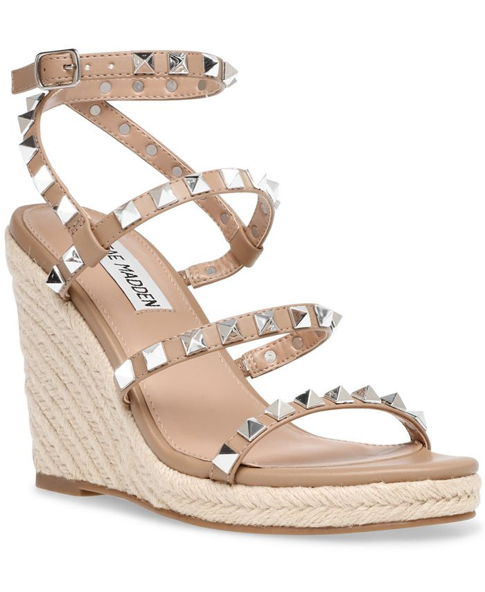 Women's Maici Studded Platform Wedge Espadrilles | Macys (US)