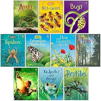 Usborne Beginners Nature 10 Books Set (Ants, Bugs, Spiders, Tree, Reptiles, Rainforests & MORE!) ... | Amazon (CA)