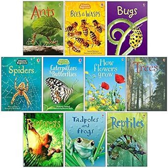 Usborne Beginners Nature 10 Books Set (Ants, Bugs, Spiders, Tree, Reptiles, Rainforests & MORE!) ... | Amazon (CA)