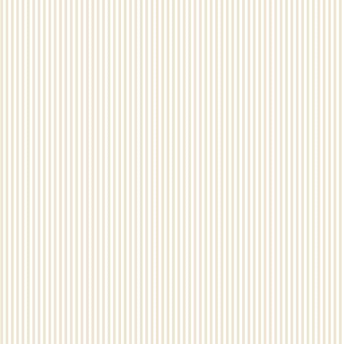 Norwall SD36128 3mm Stripe Prepasted Wallpaper, Cream, White | Amazon (US)