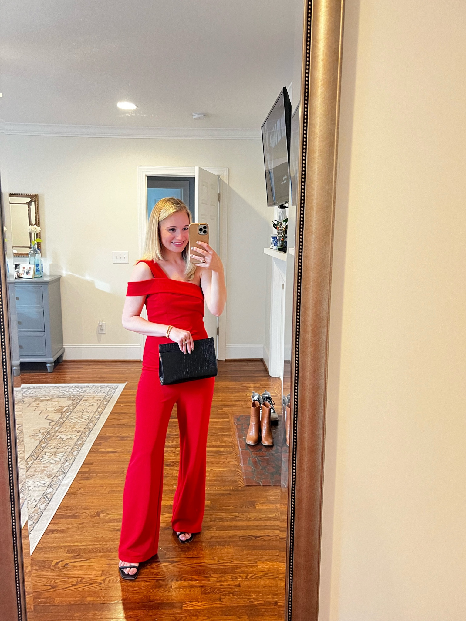 Holiday party inspo // this jumpsuit runs big - size down! 

Wearing an xs!

#LTKSeasonal #LTKunder100 #LTKHoliday