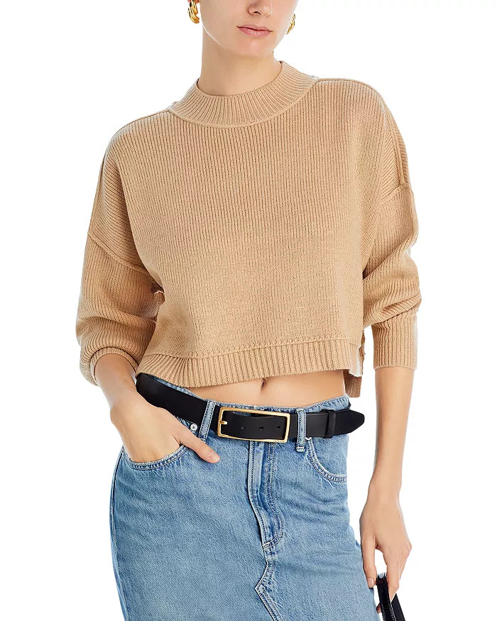 Rib Knit Long Sleeve Sweater - 100% Exclusive | Bloomingdale's (US)