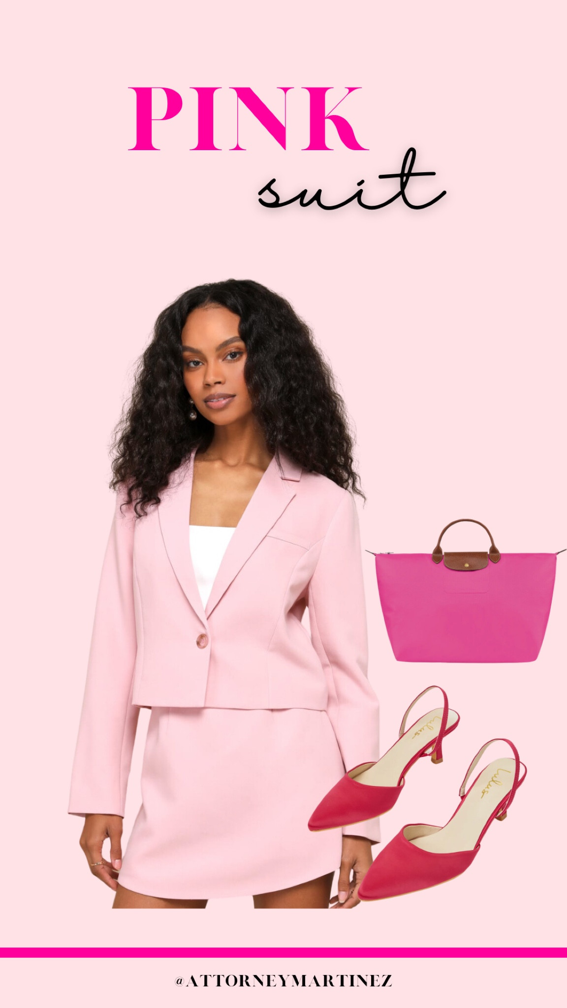 Pink suit! 

#LTKworkwear