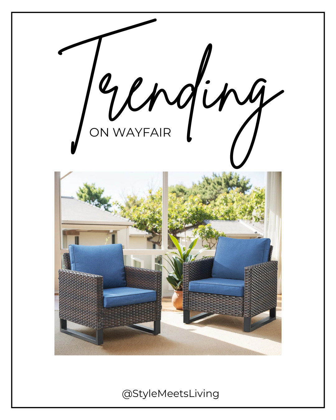 These Wayfair Nazime outdoor lounge chairs are everywhere right now and I get why. You get a set of 2; they’re comfy, neutral, and instantly make your patio feel more put-together. Such a good outdoor find.

Wayfair outdoor furniture, outdoor lounge chairs, patio chairs set, backyard seating, outdoor decor, patio furniture ideas, neutral outdoor furniture, deck furniture, affordable outdoor chairs, outdoor living 

 #LTKSeasonal #LTKHome #LTKSaleAlert