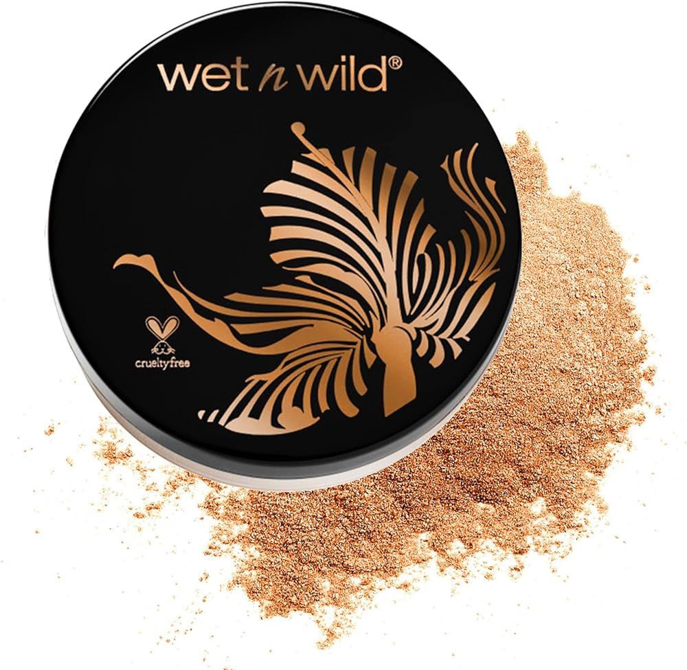wet n wild MegaGlo Loose Highlighting Powder Makeup, Glow With The Flow, Gold | Vegan | Cruelty-f... | Amazon (US)