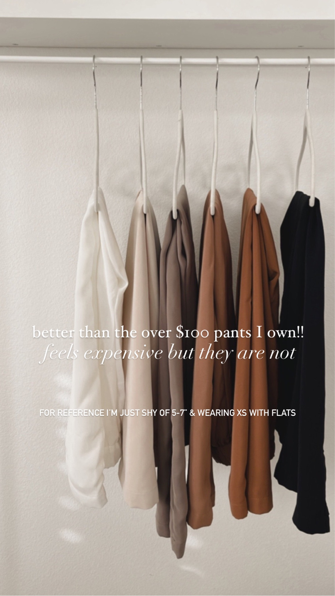 Better than the over $100 pants I own! Feels expensive but they are not. I’m just shy of 5’7 wearing the size XS #StylinbyAylin 

#LTKstyletip #LTKfindsunder50 #LTKfindsunder100