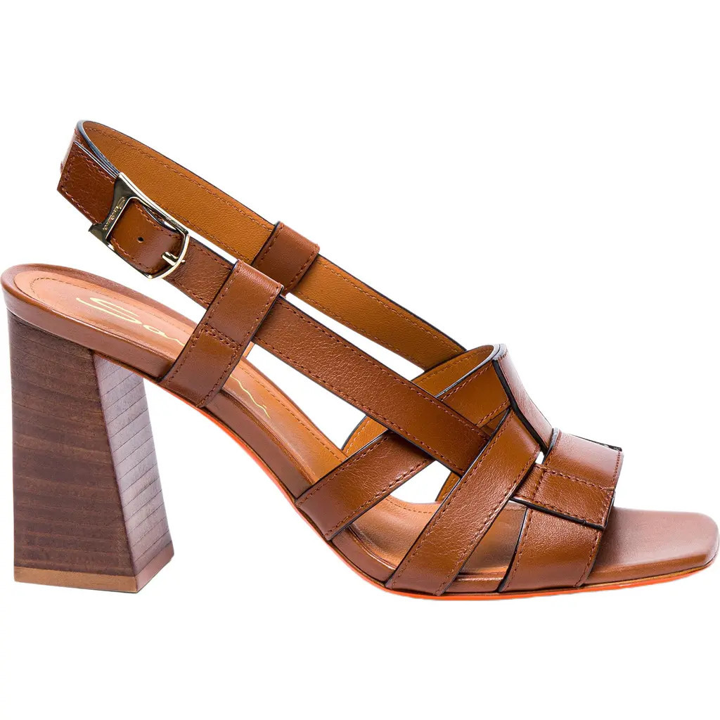 Santoni Women's high-heel Beyond sandal in Light Brown at Nordstrom, Size 10 | Nordstrom