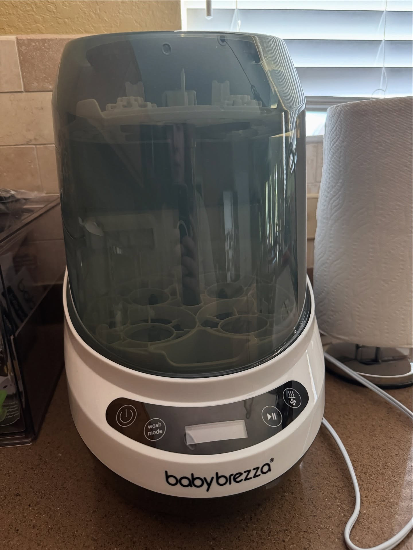 #gifted 

We have been hard at work nesting and prepping for baby Muppets arrival. I am so excited to be prepping with the help of @babybrezza Bottle Washer Pro. This is an all in one baby bottle washer, sterilizer, and dryer. 

It holds up to four bottles (and their parts), can fit a hand pump (as seen here), and pacifiers. The Bottle Washer Pro comes with 60 tablets to use with the product and I love how easy it is to fill with water. You simply fill it up in the back (kind of like a coffee maker).

I am so excited to see how this product fits in our lives and makes it easier when baby Muppet arrives. Thank you again to @babybrezza for sending this to us! 

#ad #sponsor #mybrezzamoments #parentsmarternotharder

#LTKBaby #LTKHome