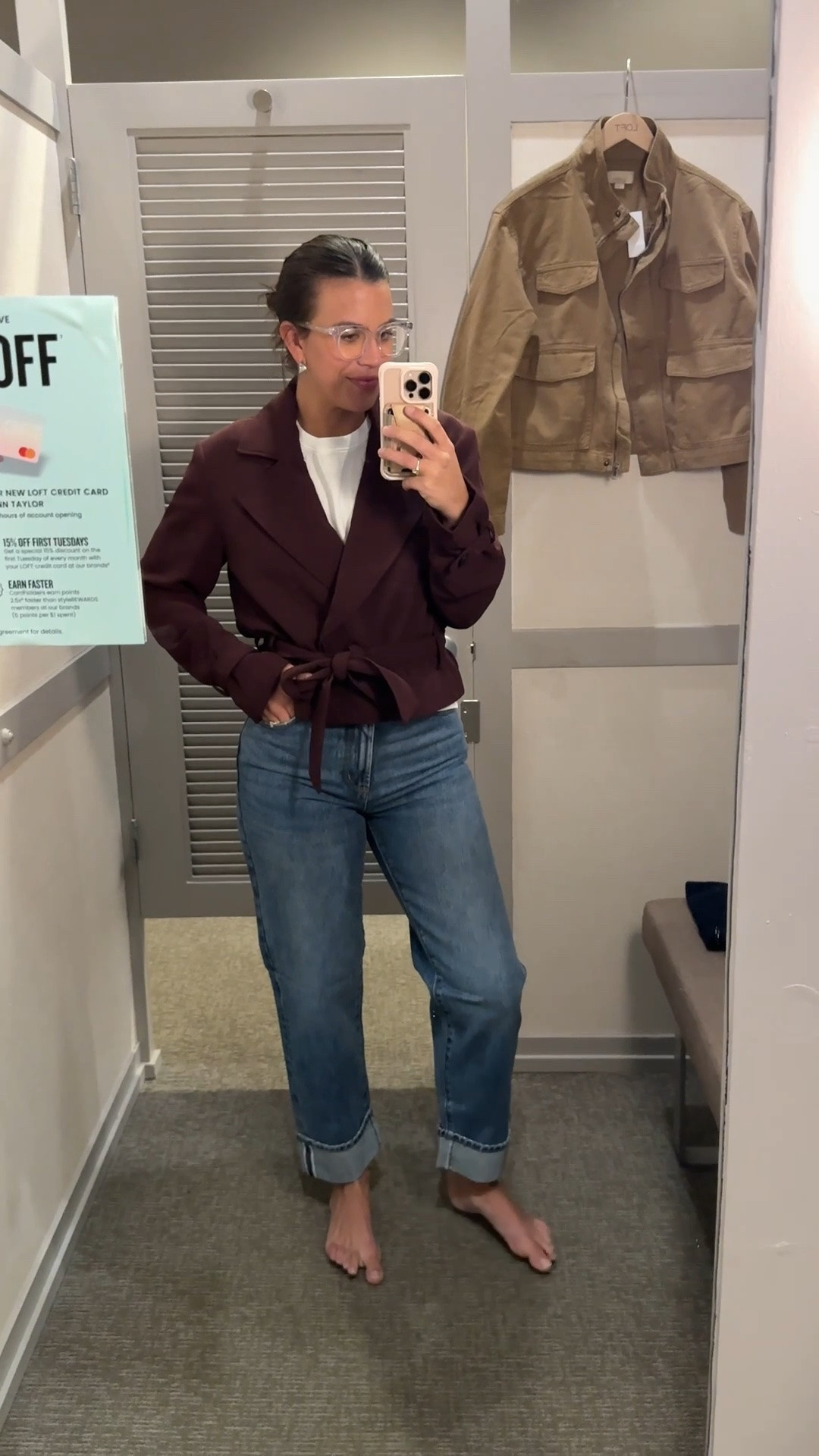 Loft is 50% off + 15% off an this jacket / outfit is perfect for fall. Grab it on sale.

#LTKootd #LTKSeasonal #LTKSaleAlert