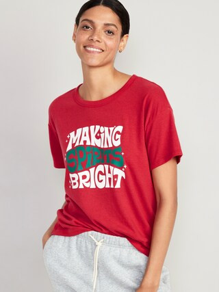 Matching Holiday-Graphic T-Shirt for Women | Old Navy (US)