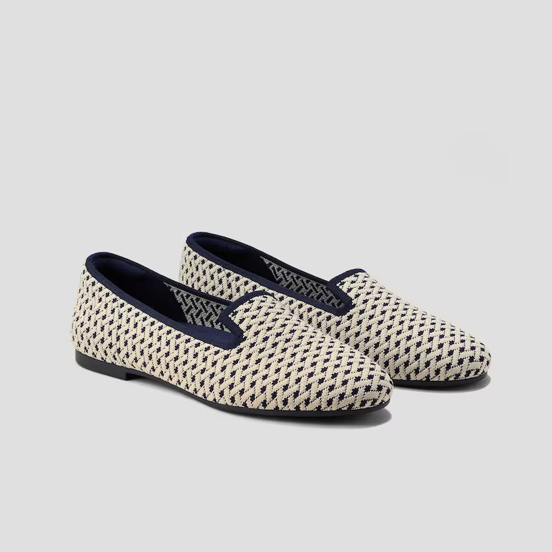 Round-Toe Woven Knit Loafer (Audrey) | VIVAIA