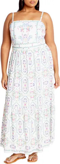 Mira Print Sleeveless Maxi Dress | Nordstrom
