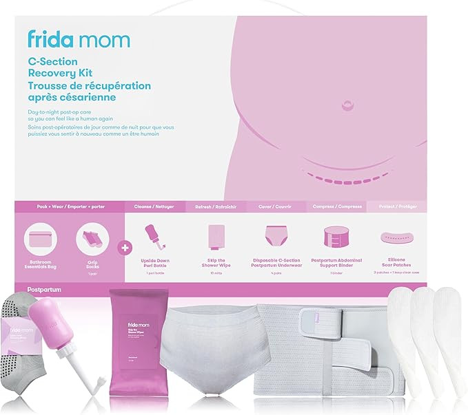 Frida Mom C-Section Recovery Must Have Kit for Labor, Delivery, & Postpartum, Socks, Peri Bottle,... | Amazon (CA)