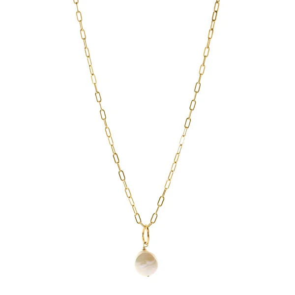 ESTHER COIN PEARL NECKLACE | Carden Avenue