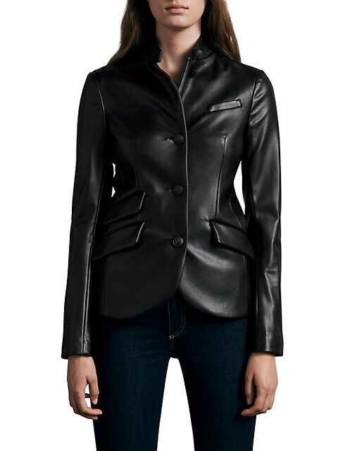 Slade Faux Leather Blazer | Saks Fifth Avenue