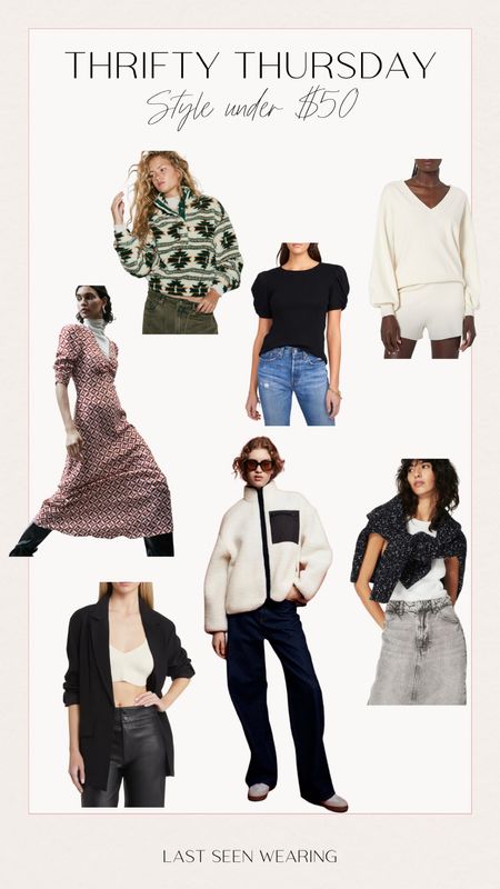 Thrifty Thursday Styles Under $50 #fleecepullover #denimskirt


#LTKfindsunder100 #LTKsalealert #LTKfindsunder50