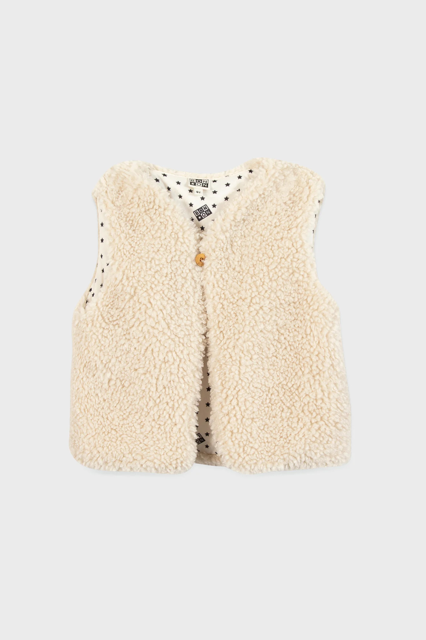 Cream Teddy Vest | Tuckernuck (US)