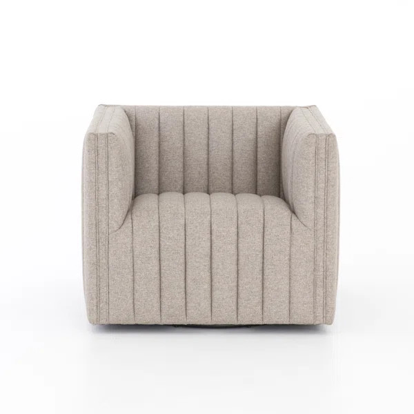 Zackerias Upholstered Swivel Armchair | Wayfair North America