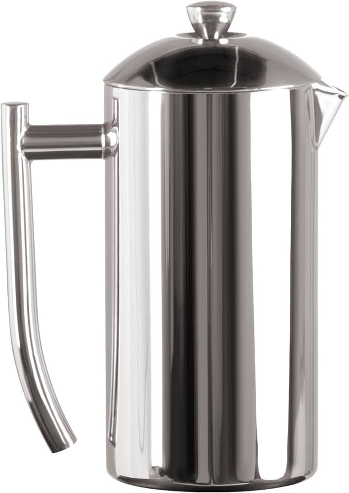 Frieling Double-Walled Stainless-Steel French Press Coffee Maker, Polished, 23 Ounces | Amazon (US)