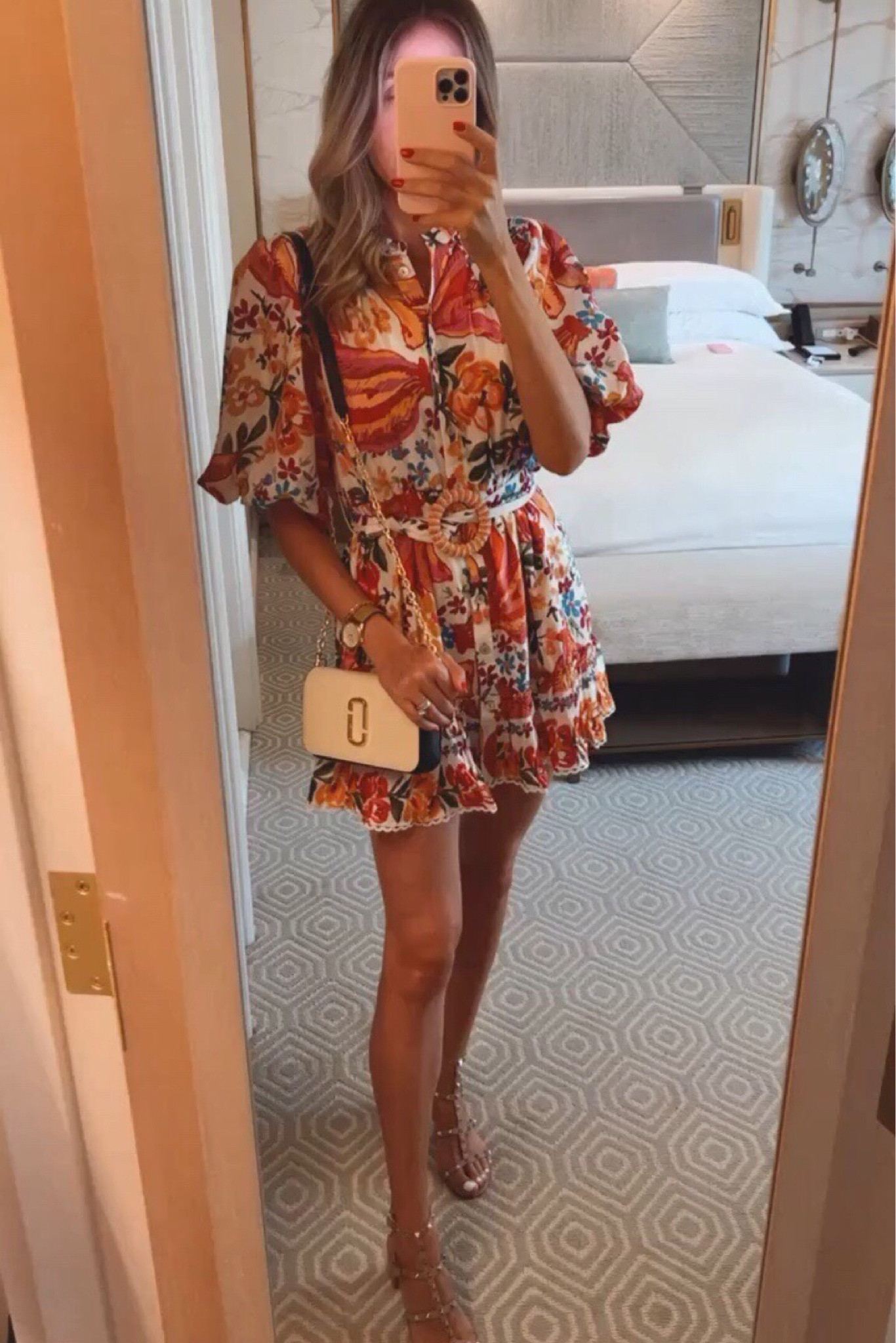 free people striped mini dress Free People Multicolor Floral Striped Mini Dress